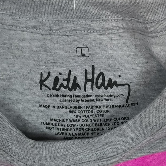 Keith Haring DJ Tee NWOT - Picture 3 of 3